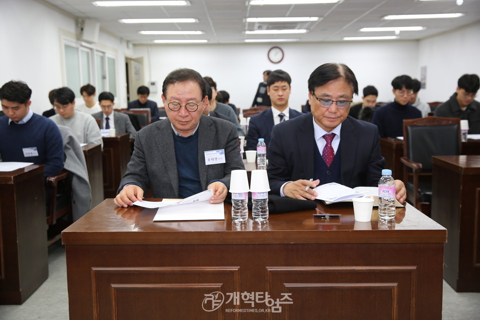 군목부 부장 서홍종 목사, 군목부 총무 유태영 목사