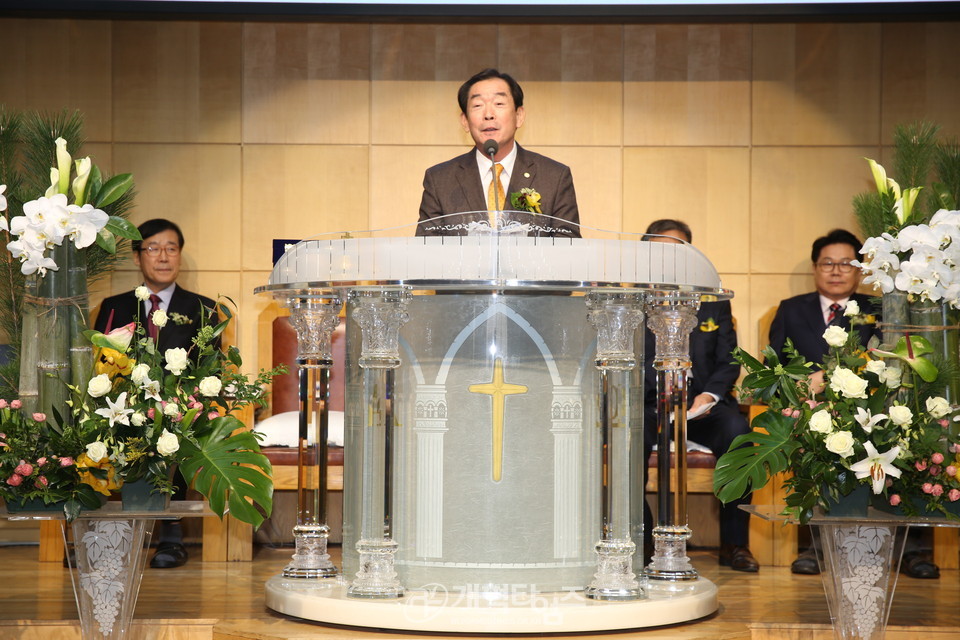 서울협, 신년감사예배, 전국장로회연합회 회장 강대호 장로