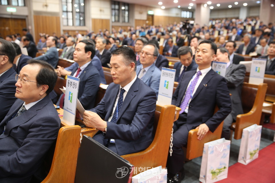 제104회 총회에서의 허은 목사 모습