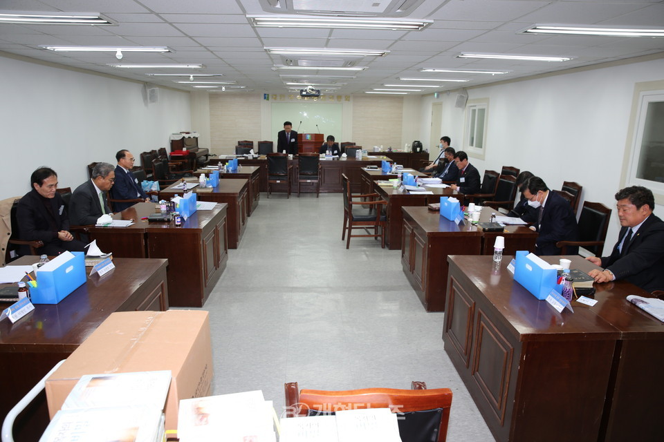 총회 감사부 중간 행정 감사 모습