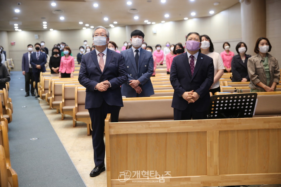 중부협의회, 「총회영성회복 특별기도회」모습