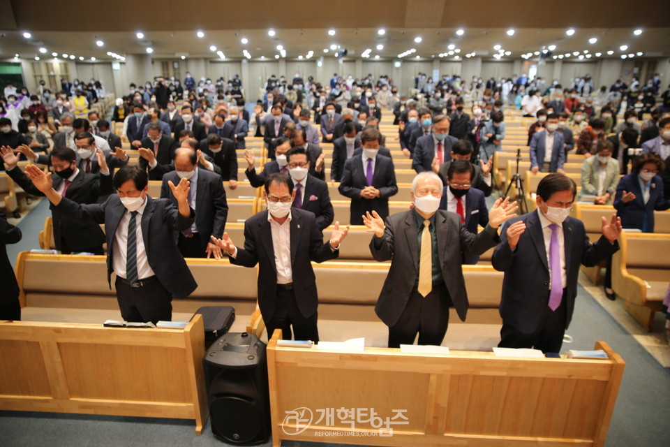 중부협의회, 「총회영성회복 특별기도회」모습