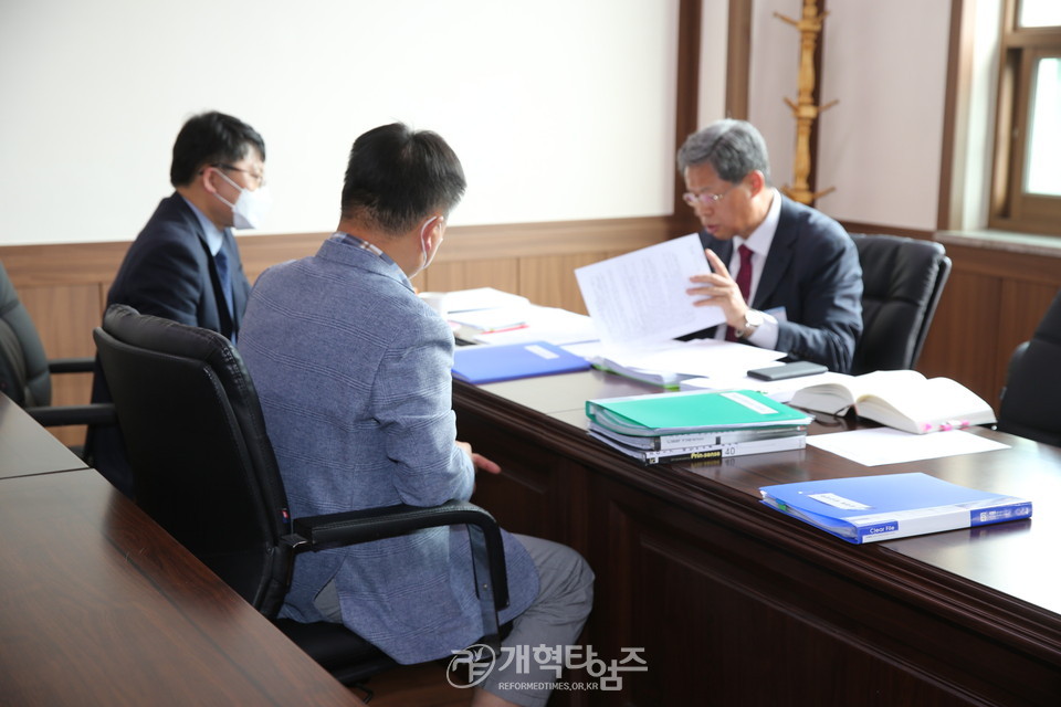 감사부, 총신대 감사 모습