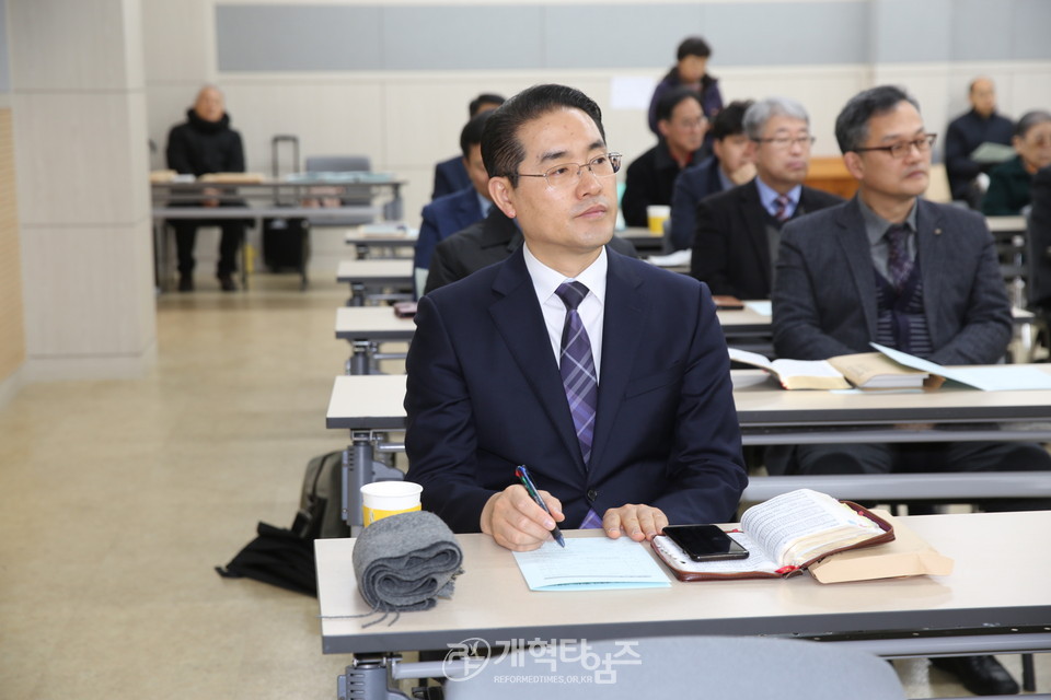 대전중앙교회 담임 고석찬 목사 모습