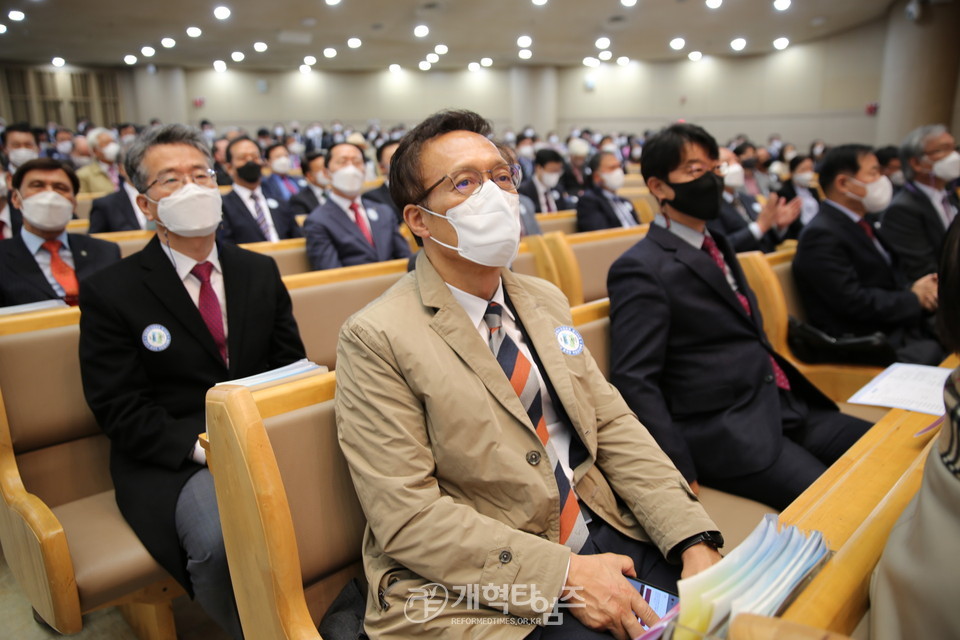 총회장 소강석 목사 취임 감사예배 모습
