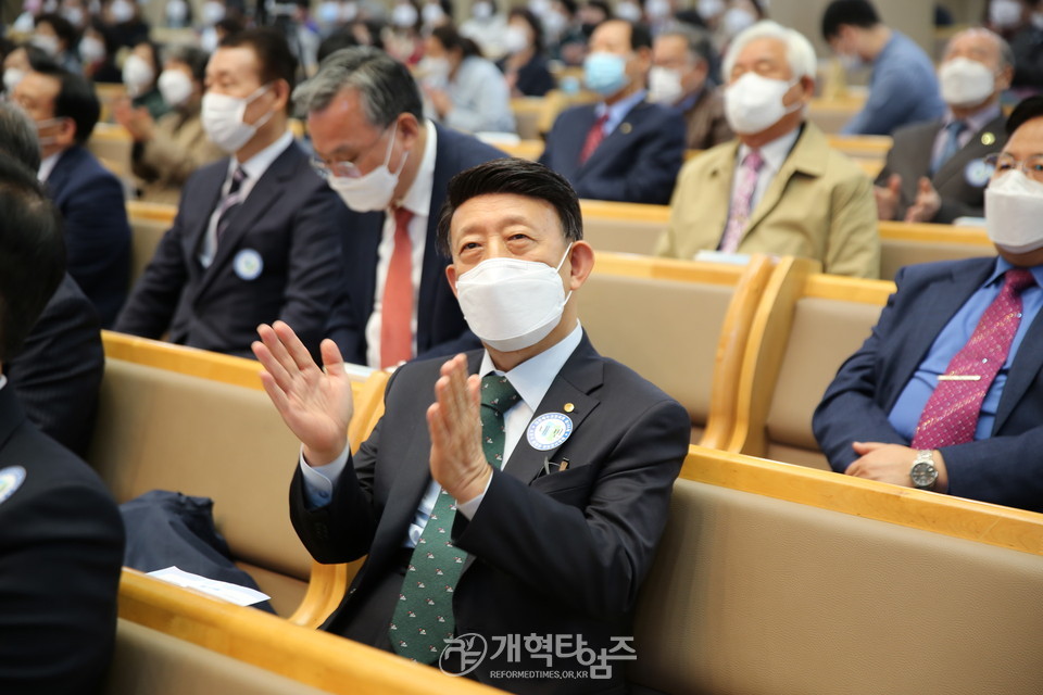 총회장 소강석 목사 취임 감사예배 모습