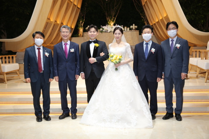 신종철 목사 장녀 신진주 양 결혼 예식, 순서자들 모습
