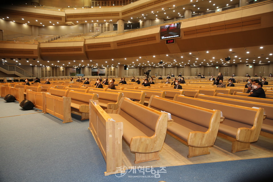 ‘2021 PRAYER AGAIN! 서울․경기․인천 노회장 연석회의’ 모습