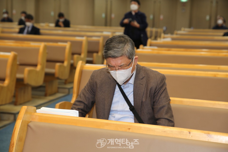 ‘2021 PRAYER AGAIN! 서울․경기․인천 노회장 연석회의’ 모습