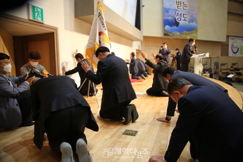 ‘2021 PRAYER AGAIN! 광주전남지역 연합기도집회’ 모습