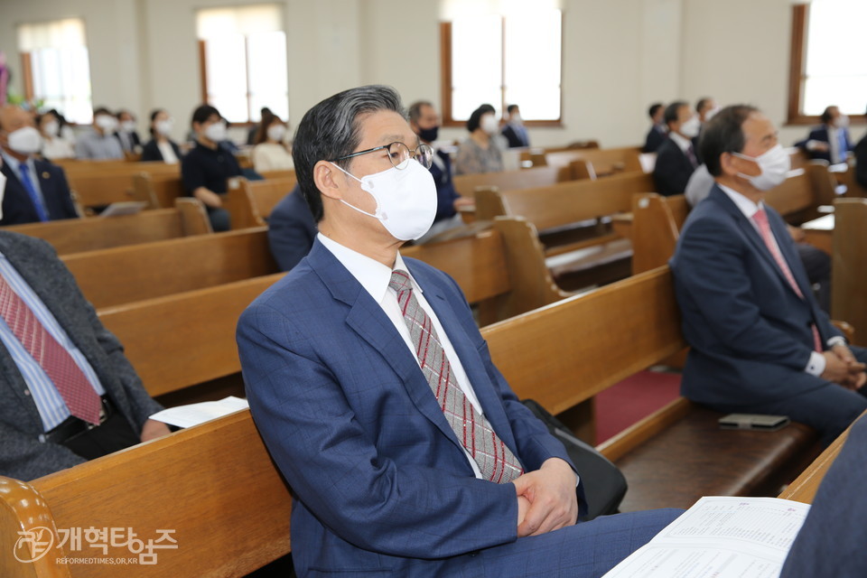 대구신학원, 임영식 장로 법인이사장 취임 감사예배 모습