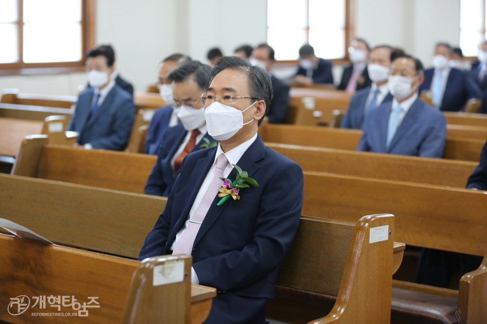 대구신학원, 임영식 장로 법인이사장 취임 감사예배 모습