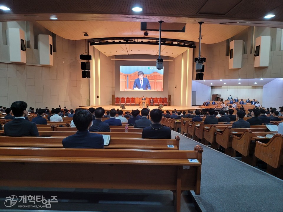 총회 고시부, 2021 강도사 고시 예배 모습