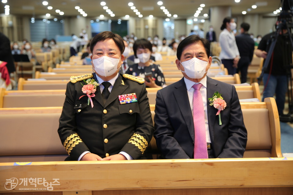 새에덴교회, '한국전 참전용사 On-Line 초청 보은 및 평화기원예배' 모습