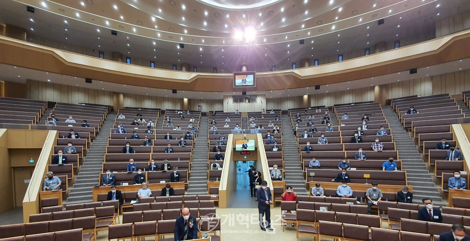 총회 교회세움위원회 「2021년 사역설명회와 세미나」 모습