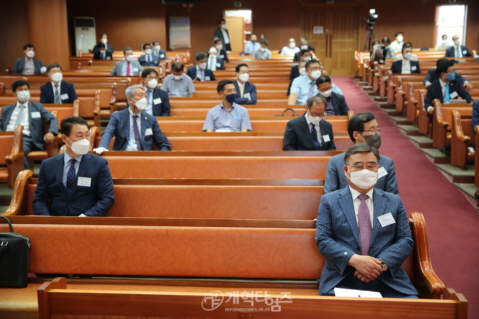 제106회 총회 선거 후보자 설명회 및 공명선거 서약식 모습