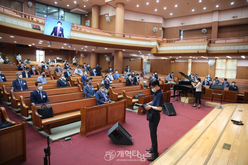 제106회 총회 선거 후보자 설명회 및 공명선거 서약식 모습