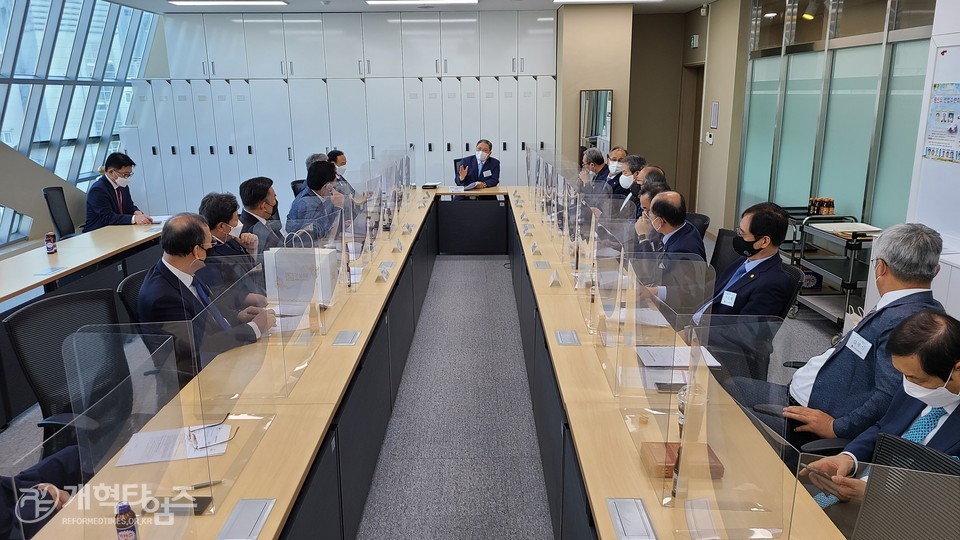 한교총, 광복 76주년 한국교회 기념예배 모습