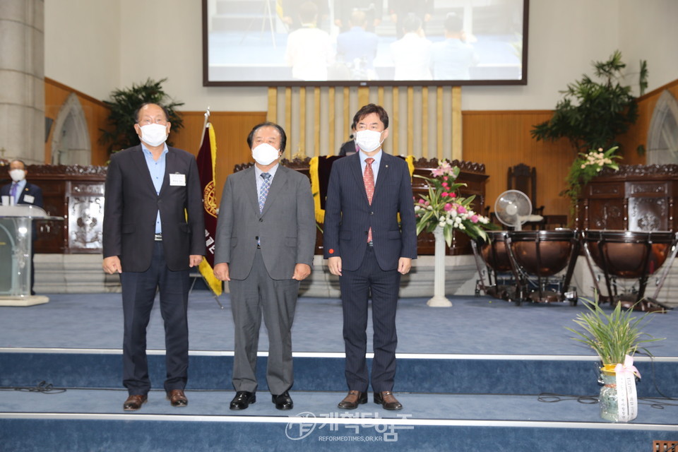 전국주일학교연합회 제67회 정기총회, 전국남전도회연합회 인사 모습