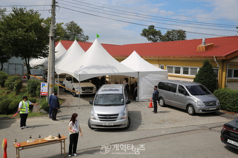 총회세계선교회 제24회 이사회 정기총회, 투표 모습