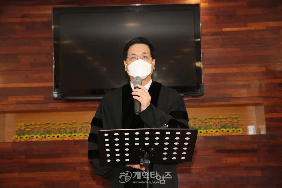 오정현, 오정호 목사, 모친상 입관예배, 이영훈 목사 모습