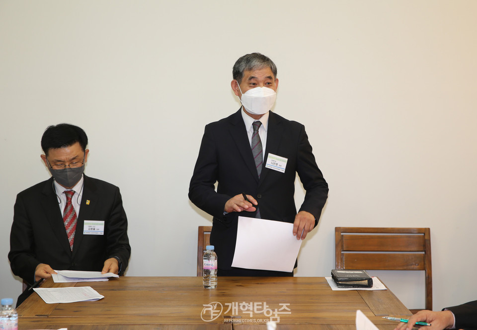 총회 구제부 실행위원회, 구제부장 나은영 장로 모습