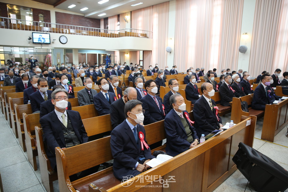 서울지구장로회연합회 제52회기 정기총회 모습