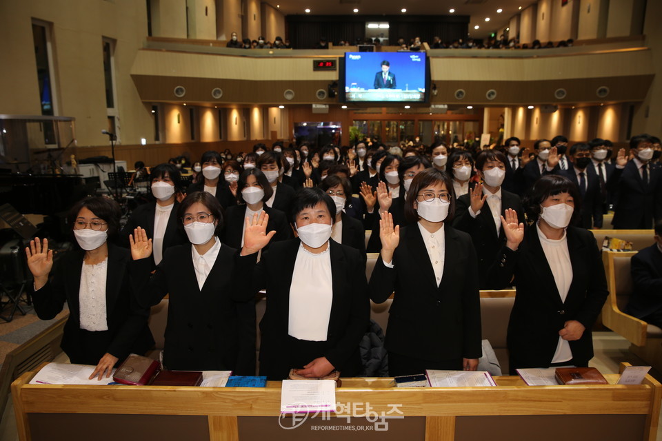 판암장로교회 임직감사예배 모습