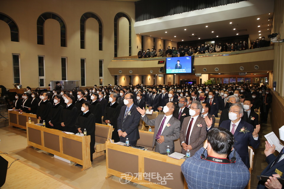 판암장로교회 임직감사예배 모습