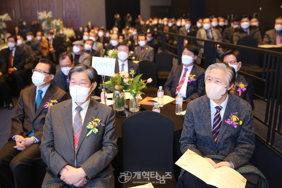 호남지역 총회총대 초청 송년회 모습