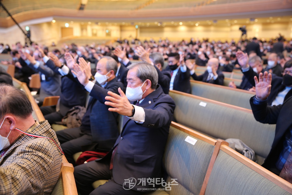 전국장로회연합회, 은혜로운동행 전국연합기도회 모습