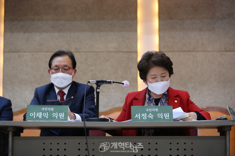 한교총, 기공협 주최, 「대선 기독교 10대 정책 발표회」 모습