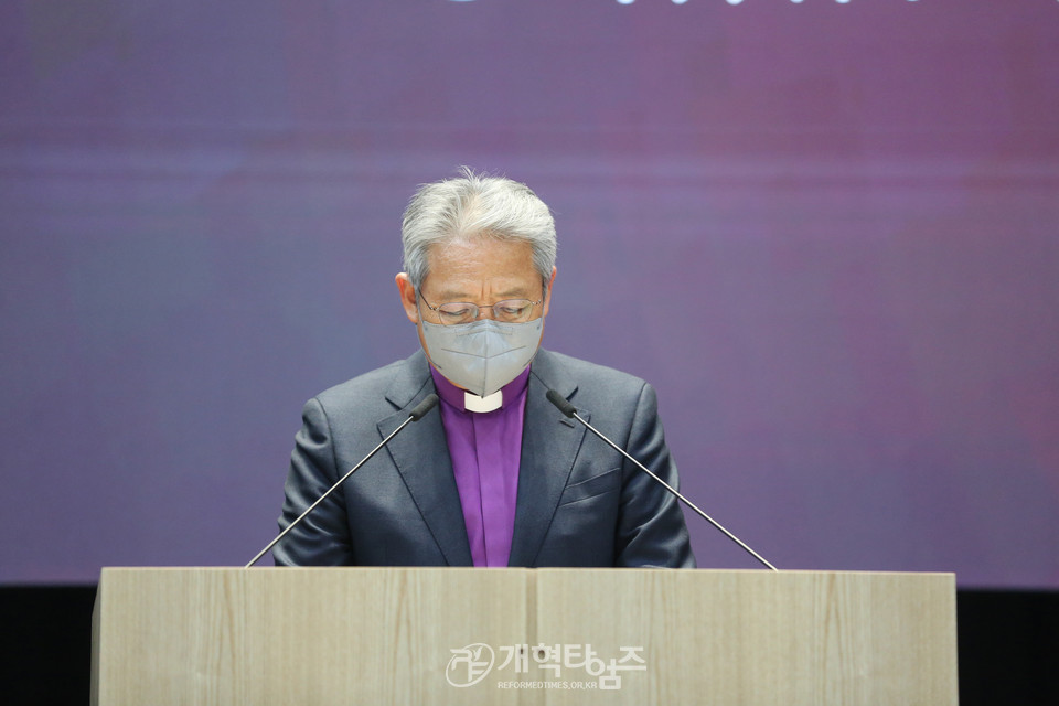 「기독사학 정체성 수호와 기독교학교 발전을 위한 기독사학 비전선포식」 모습