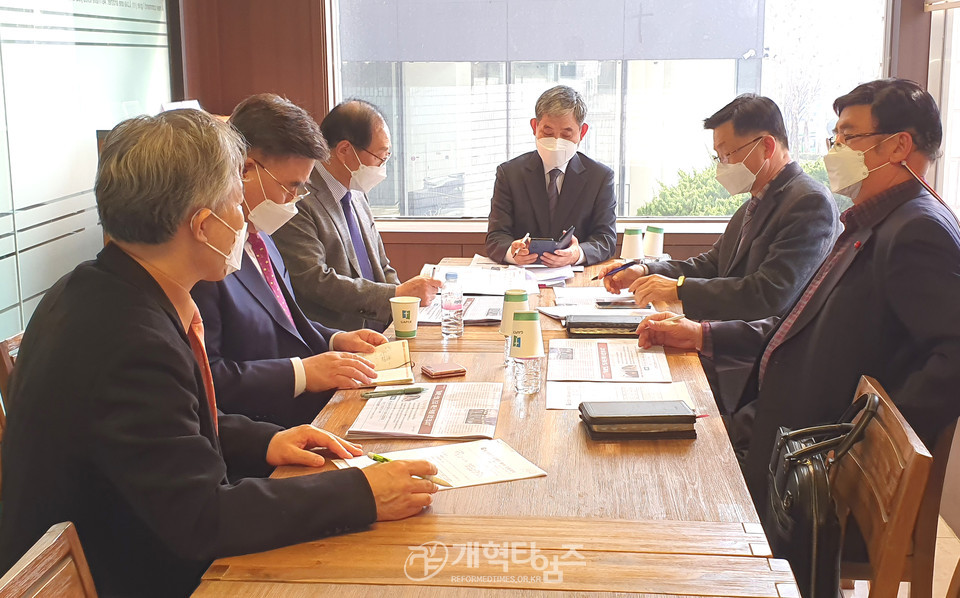 구제부 7차 임원회 모습