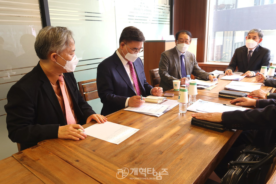 구제부 7차 임원회 모습