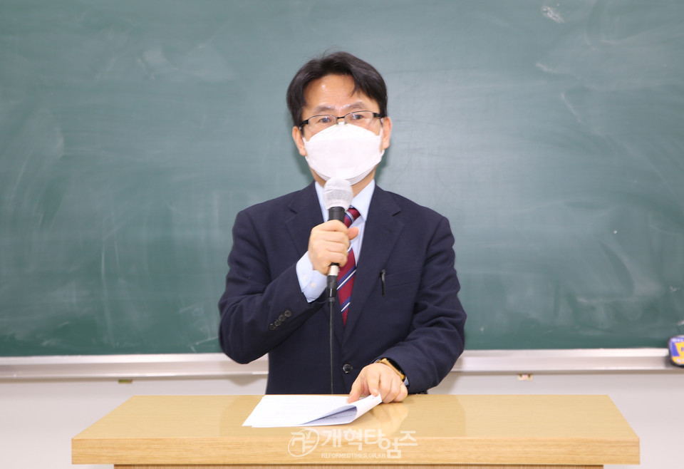 한장총, 회원교단 총무 및 사무총장 조찬 간담회 모습