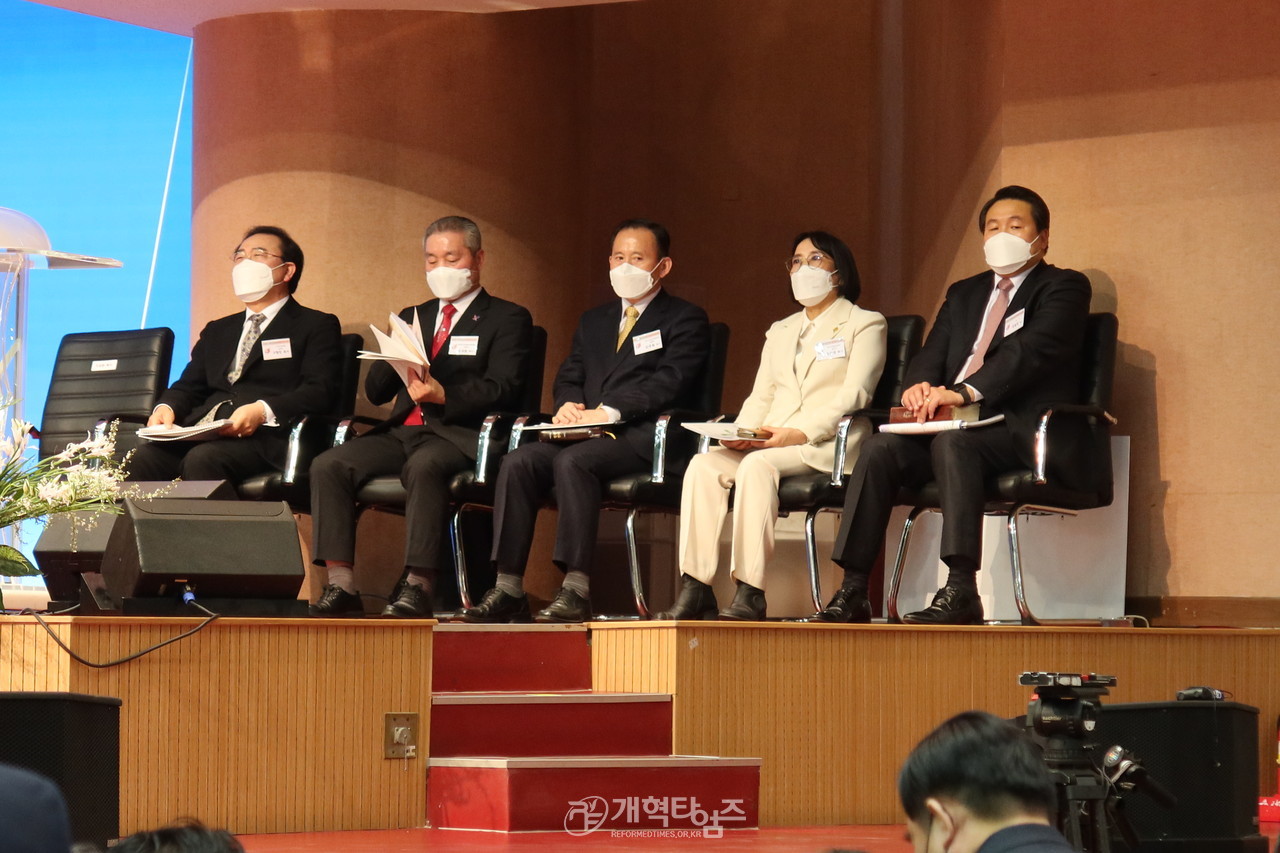 여의도순복음교회에서 열린 「2022 한국교회부활절연합예배」 모습