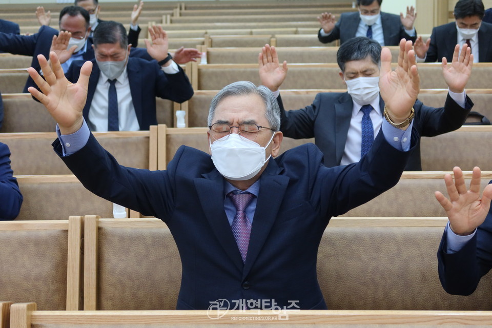 전국목장기도회 준비기도회 및 전국 노회장.서기 은혜로운동행기도회 모습