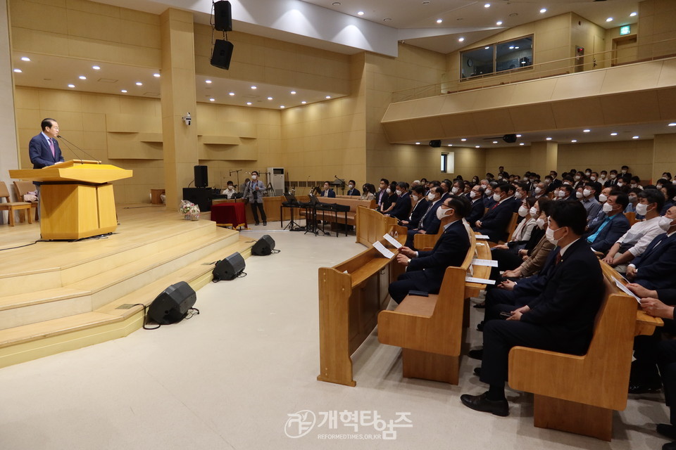 권영세 의원, 용산교구협의회 주관 통일부장관 취임감사예배