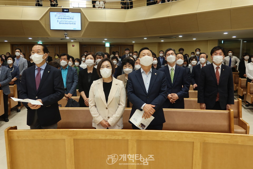 권영세 의원, 용산교구협의회 주관 통일부장관 취임감사예배