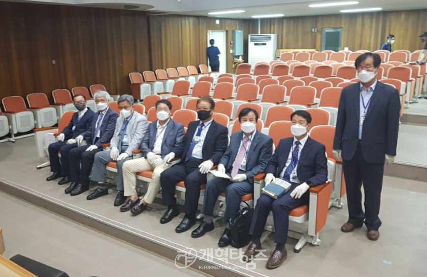 총회교정선교위원회 김천소년교도소 방문 위로 모습