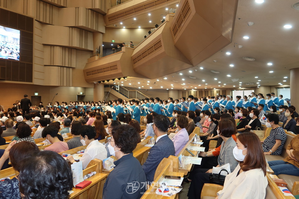 제72주년 한국전 참전용사 초청 보은 및 6.25 상기 기도회 모습