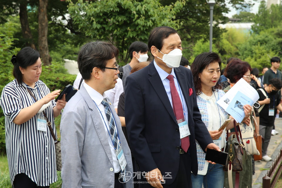 한장총, 신학생 대상 한국장로교 역사탐방 모습