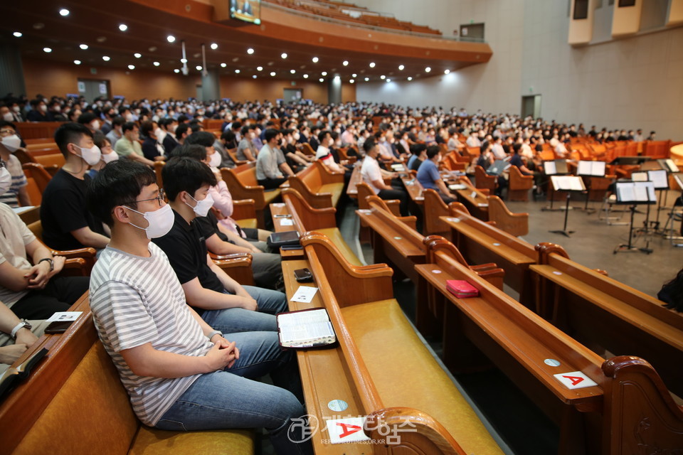 총회 고시부, 「2022년도 강도사고시」 예비소집 모습