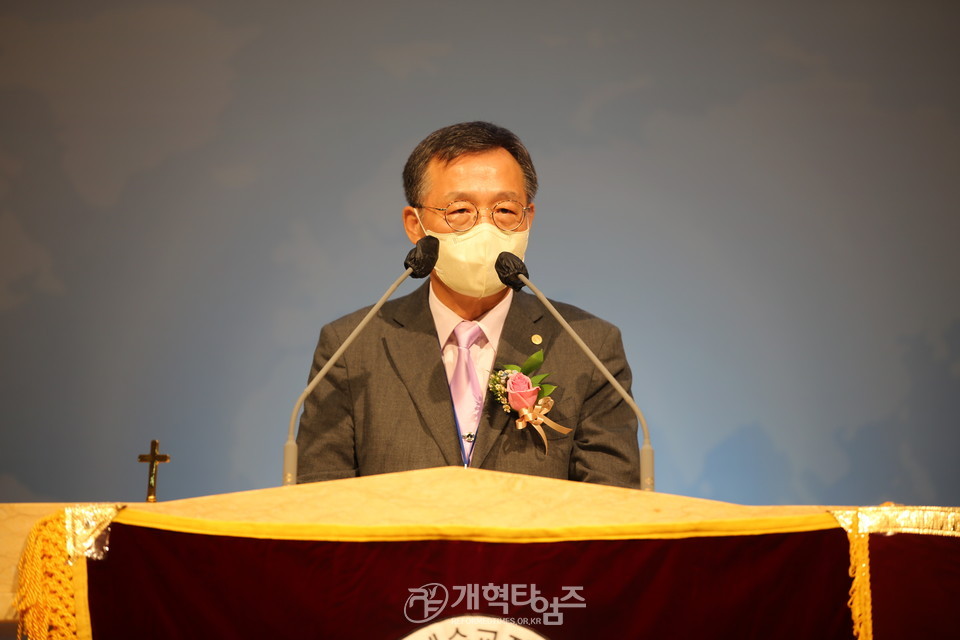 서울지역남전도회연합회 제9회 정기총회 모습
