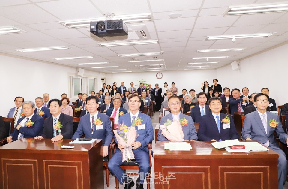 전국주일학교연합회 제68회기 회장 이.취임감사예배 모습