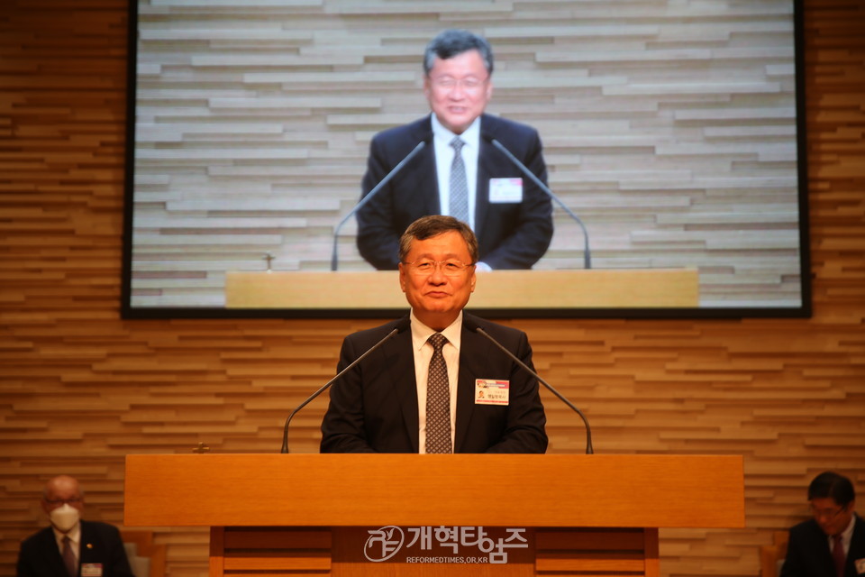 재경영남교직자협의회 총대간담회 모습
