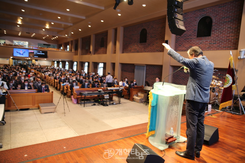 전국남전도회연합회 제42회기 정기총회 모습