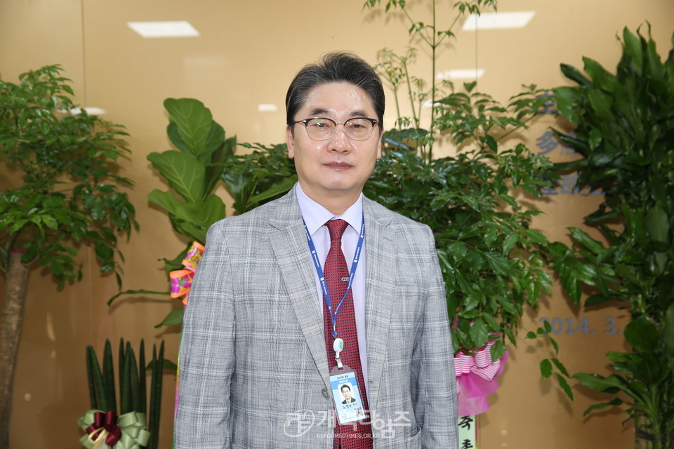 제107회 총회 교육부장 노경수 목사 모습