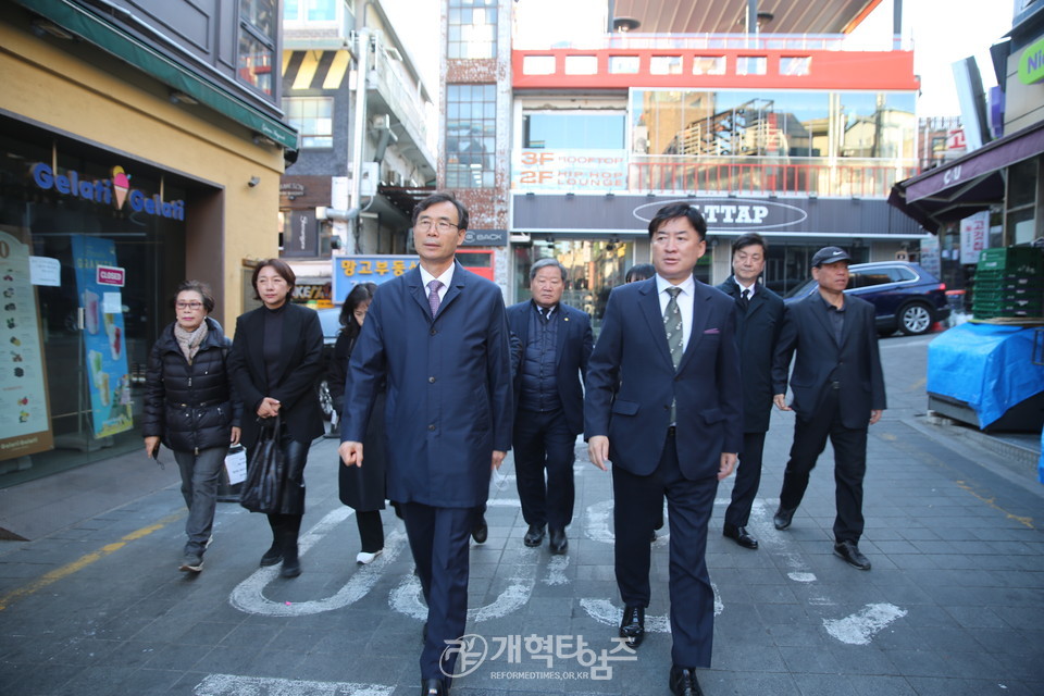 전국주일학교연합회, 이태원 참사 합동분향소 조문 모습